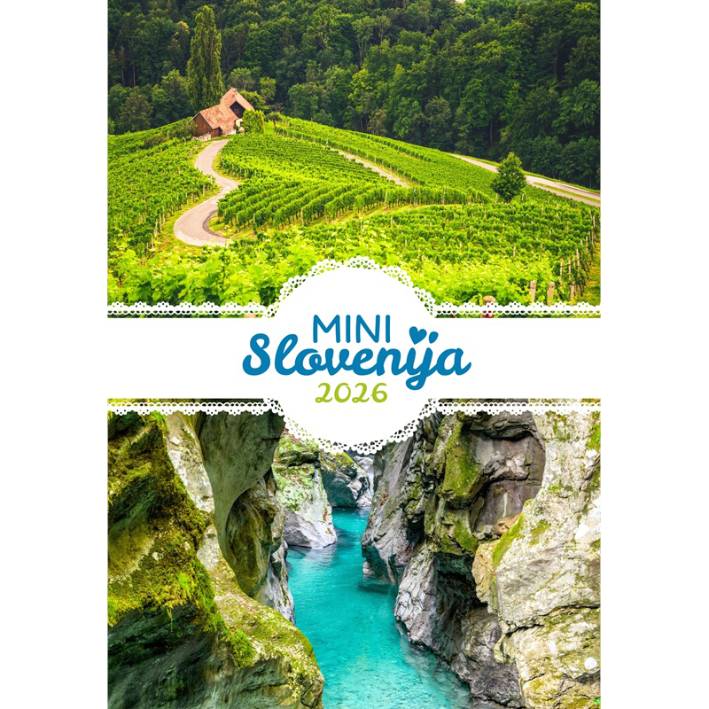 K201280-1 Koledar Mini Slovenija 2026 - slika 1
